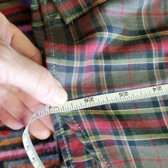 Bass Heritage Shirting Vintage Plaid Casual Button Down Sz. XL Shirt w Pockets - Picture 8 of 8